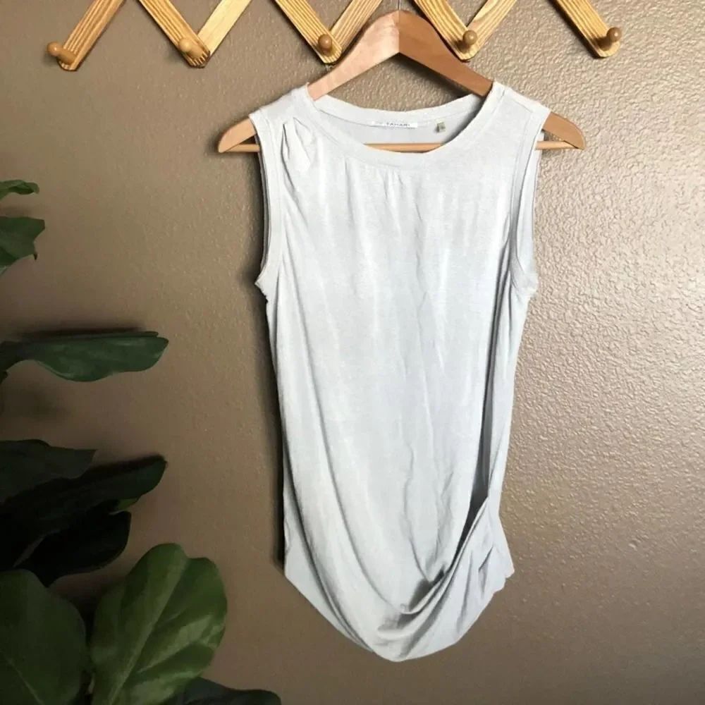 Tahari Gray Tank Top
